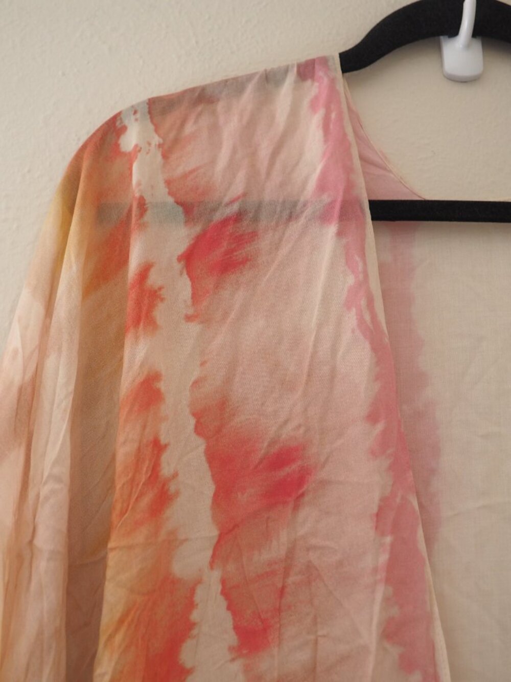 ALLSAINTS Ruana Tie Dye Cover Up in Rainbow - Picture 7 of 12